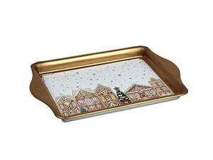 Product image "Golden Village" metal tray