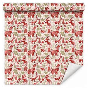 Product image “Lapland Red” Gift Wrapping Paper Roll