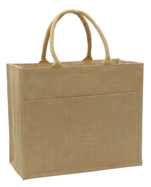 Product image Jute Tote Bag + Jute Pouch