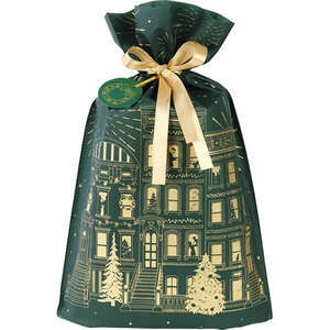 Product image Green/Gold Non-Woven Polypropylene Bag – Festive City
