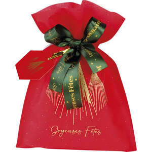 Product image Red/Gold Non-Woven Polypropylene Christmas Bag
