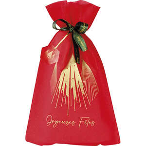 Product image Red/Gold Non-Woven Polypropylene Christmas Bag