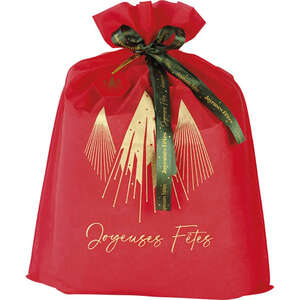 Product image Red/Gold Non-Woven Polypropylene Christmas Bag