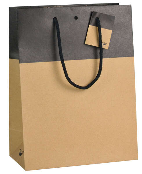 Product image Chic two-tone bag with black edge