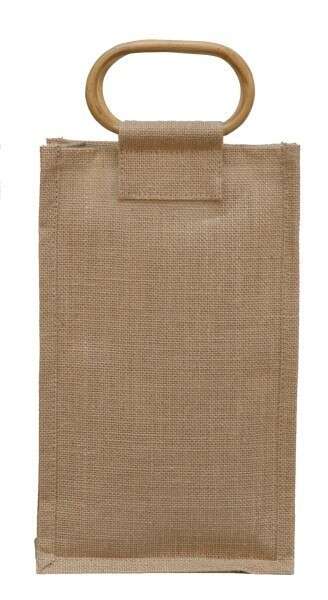 Product image Jute bag for 2 bottles