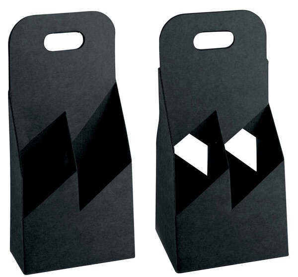 Product image Cardboard bottle holder for 2 and 4 beers