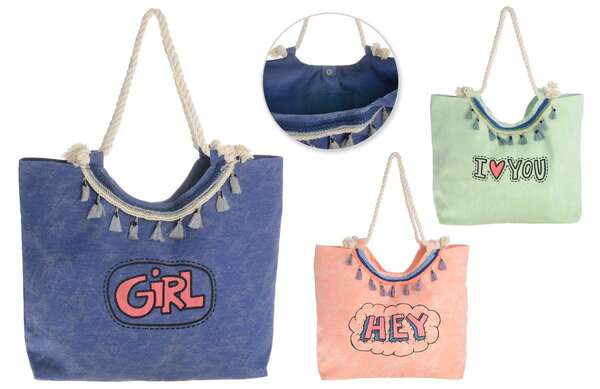 Product image Pack of 3 fashion bags with MESSAGE design