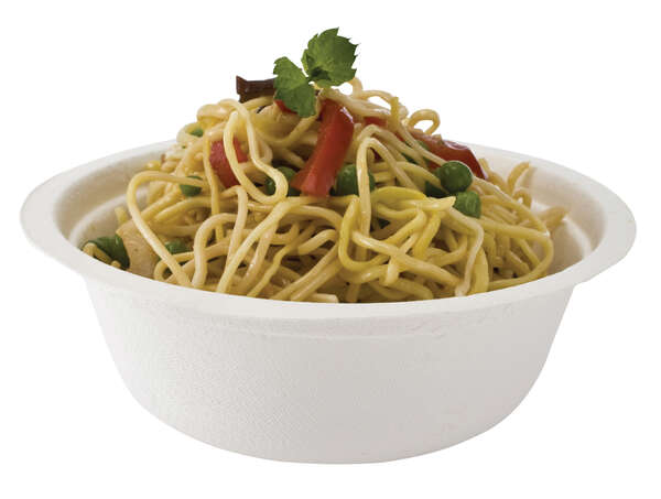 Product image Pack of 50 100% natural round salad bowls