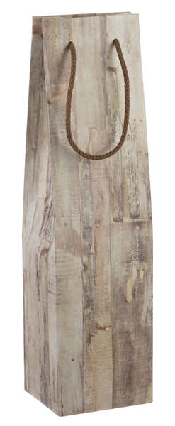 Product image Wood effect bag for 1 bottle