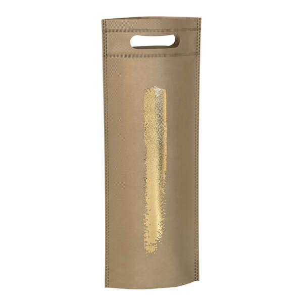 Product image Non-woven bottle bag, camel/gold