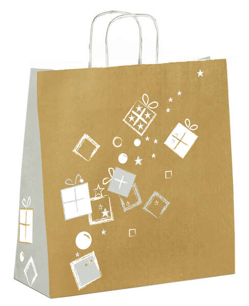 Product image Christmas party kraft paper gift bags