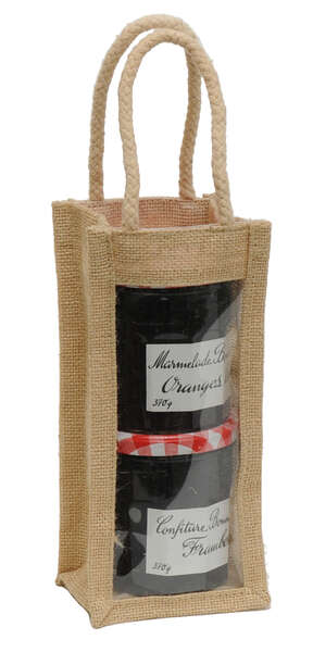 Product image Jute bag for 1 bottle or jar