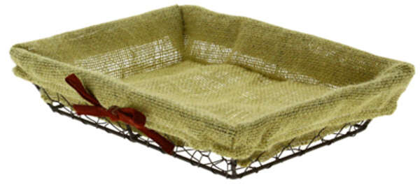 Product image Metal basket + jute lining