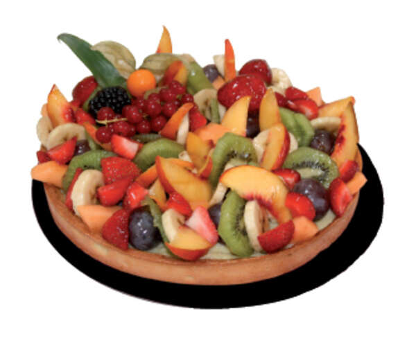 Product image Double-sided round cake base, black / gold