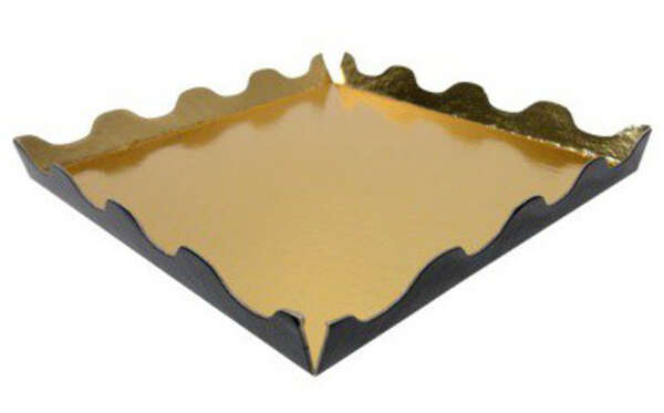 Product image Square tray with undulating sides