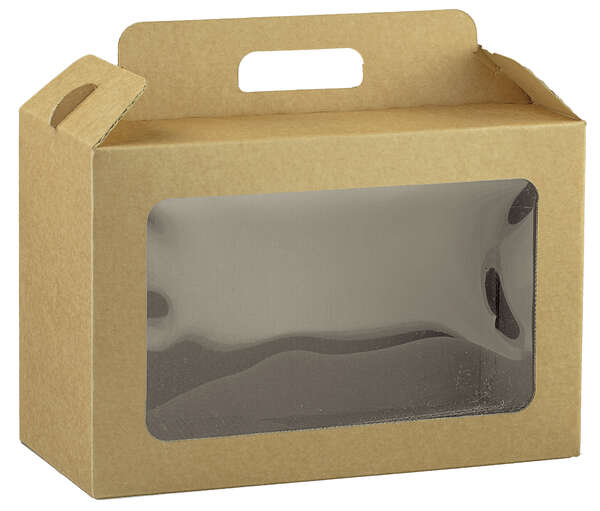 Product image Cardboard suitcase with biodegradable window