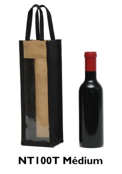 Product image Reusable non woven bag for bottles 37.5 cl to 50 cl