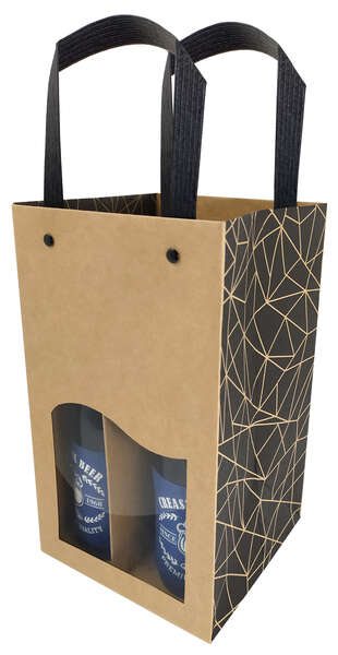 Product image Kraft paper bag for 4 or 6 beers