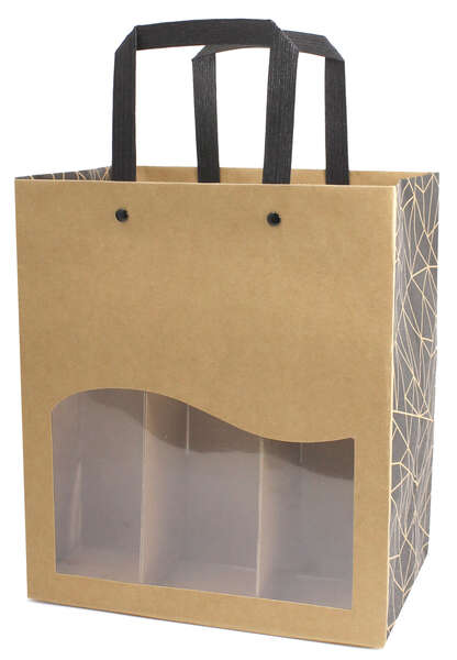 Product image Kraft paper bag for 4 or 6 beers
