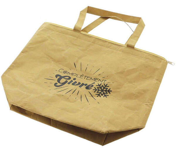 Product image Kraft cardboard isothermal cooler bag, tall 