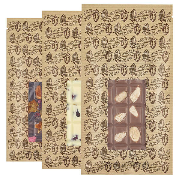 Product image 100 pouches for chocolate tablets