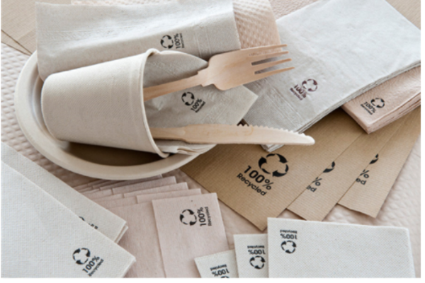 Product image Recycled Double Point® serviettes 