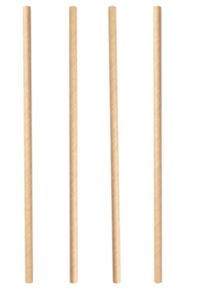 Product image 250 kraft paper straws, natural