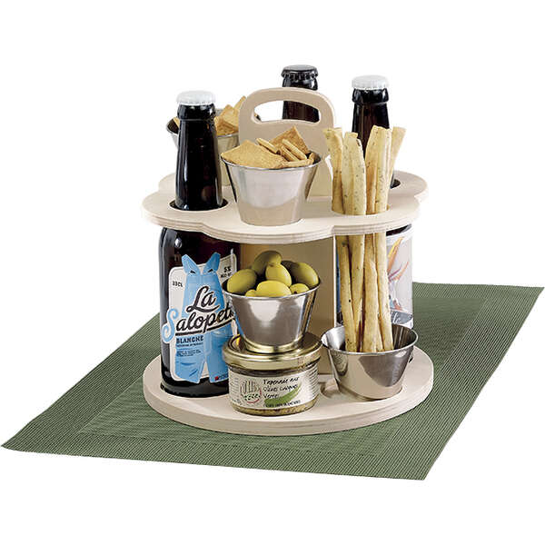 Product image Rotating beverage holder for 6 long neck beer bottles
