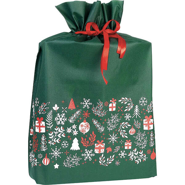 Product image Non-woven polypropylene bag with Christmas decor