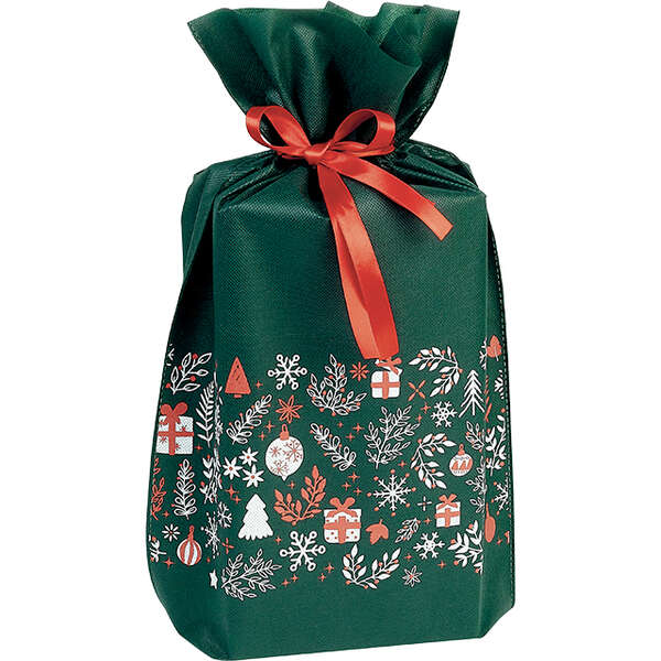 Product image Non-woven polypropylene bag with Christmas decor