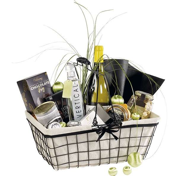 Product image Black metal/fabric basket