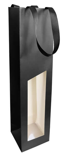 Product image Bag from the Seduction collection, holds 1, 2 or 3 bottles, black 