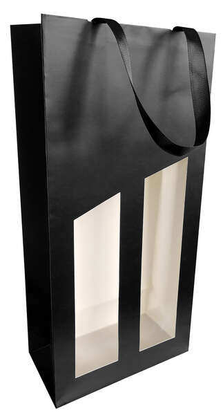 Product image Bag from the Seduction collection, holds 1, 2 or 3 bottles, black 