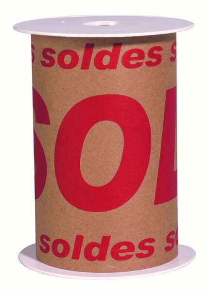 Product image Paper banners printed with SALE/ SOLDES, horizontal