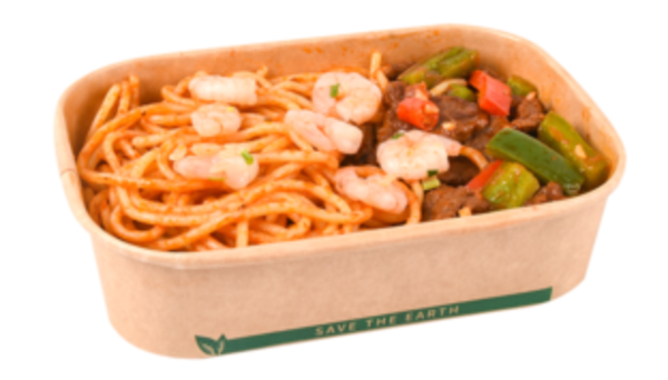 Product image 50 rectangular cardboard food trays