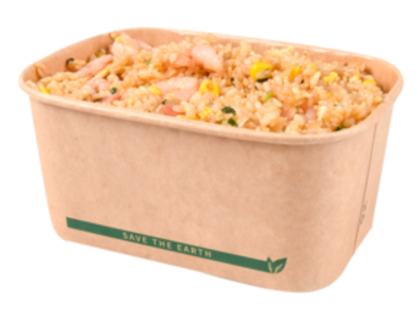 Product image 50 rectangular cardboard food trays 
