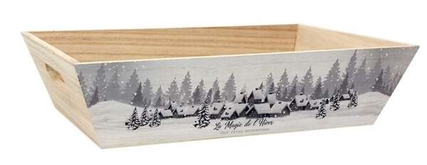 Product image Wooden basket “the magic of winter”