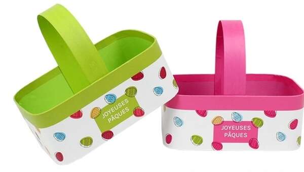 Product image “Happy Easter” Cardboard Basket