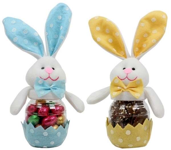Product image Transparent plastic Easter jars 