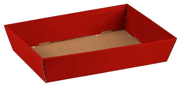 Product image Cardboard display tray, red