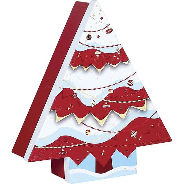 Product image Cardboard gift box in the shape of a fir tree