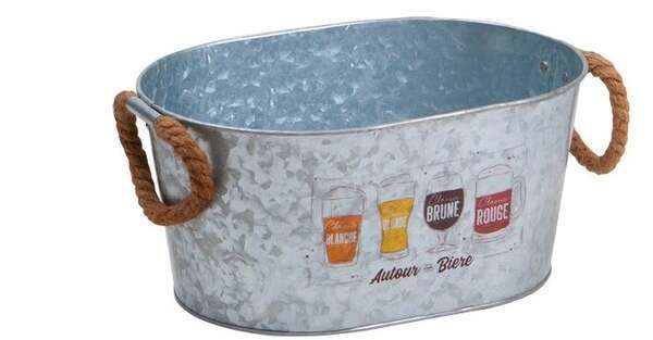 Product image Metal bucket with beer design 