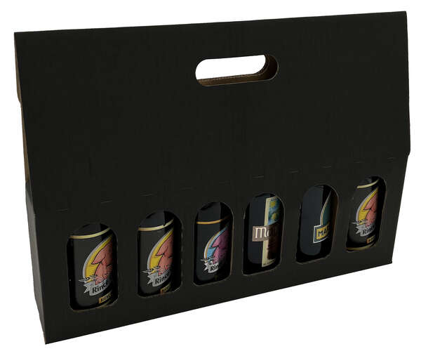 Product image Box 3 & 6 LONGNECK BLACK