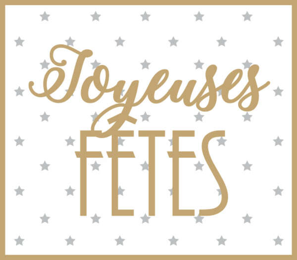 Product image “Happy Holidays” label