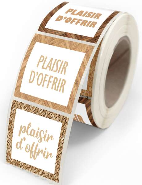 Product image “Pleasure of giving” label