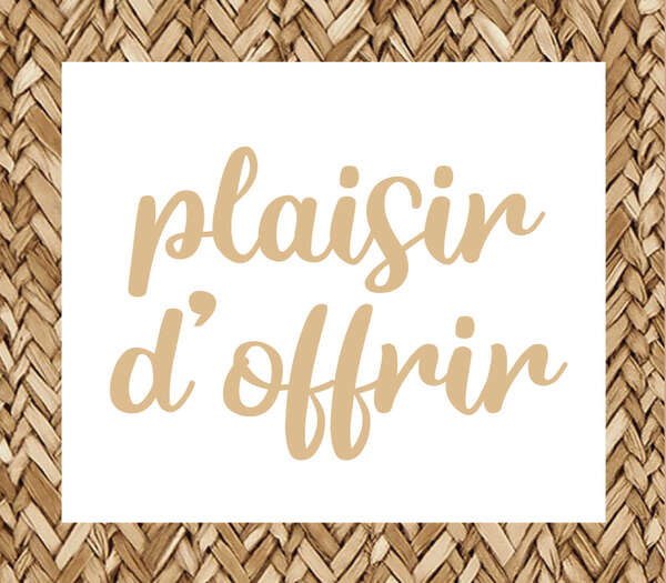 Product image “Pleasure of giving” label