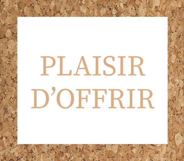 Product image “Pleasure of giving” label