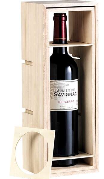 Product image Wooden box 1 bottle Bordeaux Burgundy Champagne