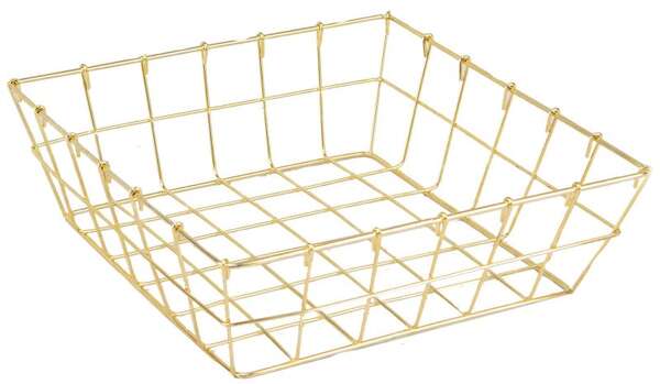 Product image Golden Square Metal Basket 