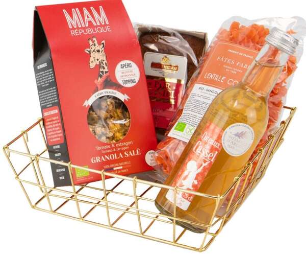 Product image Golden Square Metal Basket 